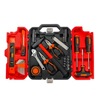 Kit d'outils personnalisé de 57 pièces en acier au carbone : clés, tournevis, pinces, ensemble de quincaillerie pour usage domestique et bricolage - Ningbo, Zhejiang
