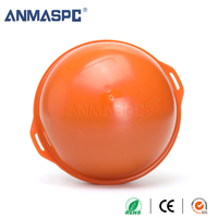 Balles de marquage de câbles souterrains en fibre de verre, matériau en polyéthylène imperméable de couleur orange