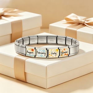Pulsera de Acero Inoxidable con Diseño de Frutas de las Cuatro Estaciones, Estilo Italiano, Personalizable, para Chicas, Venta al Por Mayor - Product Image 2
