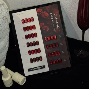 Hot-selling Red Series Small <b>Set</b> of 10 Colors UV Cat-eye <b>Nail</b> Polish <b>Gel</b> for <b>Nail</b> Salon Use - Product Image 6