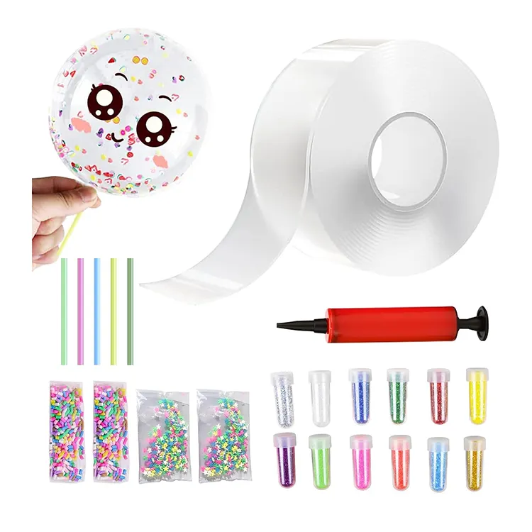 Wholesales and Interesting DIY Nano Tape Bubble Bubbles Art & Craft Kit for Kids