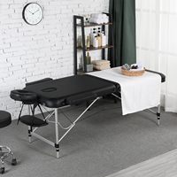 Table de massage mobile pliable et réglable en hauteur, lit de massage 3 zones, table de massage, chaise longue cosmétique, chaise longue de thérapie large