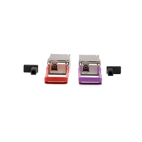 100G BIDI QSFP28 20km 1291nm/1311nm Simpleks LC DDM Tek Fiber Optik Alıcı-Verici Modülü Çin Fabrikası
