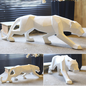 Esclusiva scultura in resina di ghepardo leggera figurina di <span class=keywords><strong>animali</strong></span> infrangibile per <span class=keywords><strong>Safari</strong></span>/negozi di articoli da regalo per gli ordini all'ingrosso di benvenuto - Product Image 2