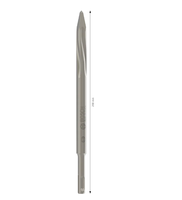 Burin à pointe SDS Plus 5C pour le perçage de la maçonnerie, finition polie, longueur 250 mm