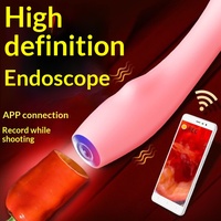 Masturbateur vaginal rose pour femmes, caméra endoscopique, contrôle par application, 7 vitesses de vibration, fonctionnement silencieux, jouet sexuel pour adultes