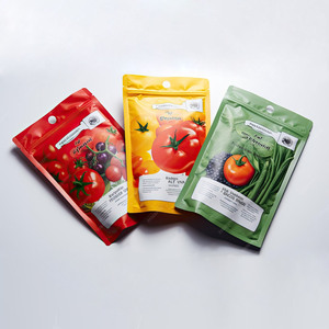 Bolsas de plástico Mylar negro mate, tamaño mini, 500 unidades, de aluminio, con cierre hermético y ventana transparente - Product Image 1