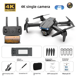 (Nuovo) E99 Drone RC Pieghevole per Principianti con Doppia Fotocamera 4K UHD, GPS, WiFi 5G, FPV, Motore Brushless, Telecomando, 28 Minuti di <span class=keywords><strong>Volo</strong></span> - Product Image 2