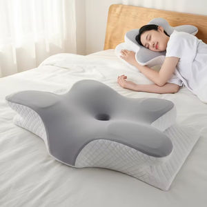 Oreiller cervical en mousse à mémoire de forme, oreiller orthopédique pour le soutien du cou, soulagement de la douleur, oreiller de lit doux et respirant - Product Image 2