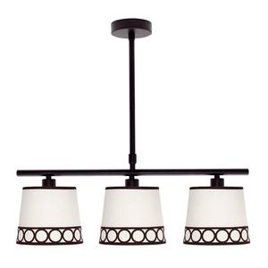 Lampe de design, 3xE14, couleur beige/marron, dimensions 56x16 cm, idéale pour éclairer et décorer les espaces intérieurs. - Product Image 1