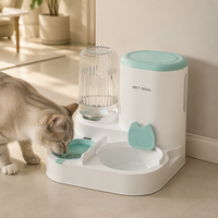 Distributeur automatique de nourriture pour animaux de compagnie, fontaine à eau, bol pour nourriture, station d'alimentation intérieure
