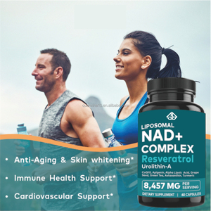 NAD+ คอมเพล็กซ์ สารสกัดสมุนไพรเสริมภูมิคุ้มกัน ชะลอวัย สำหรับผู้ใหญ่ สารต้านอนุมูลอิสระ เพิ่มพลังงาน 60 แคปซูล - Product Image 2