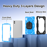 Funda Protectora de Silicona para Tablet, Resistente a Caídas, con Soporte, para Xiaomi Redmi Pad 2 Pro 12.1 Pulgadas, POCO Pad M1 12.1 Pulgadas 2025