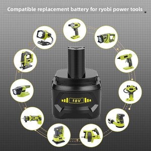 Batería de Iones de Litio Cilíndrica de 18V de Repuesto para Herramientas Eléctricas <span class=keywords><strong>Ryobi</strong></span> P102 P108, Certificación CE, Más de 500 Ciclos - Product Image 6