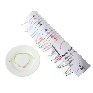 Braccialetto con Perline a Forma di Fiore, Colorato e Regolabile, Gioiello di Moda per Donne, Idea Regalo - Product Image 2