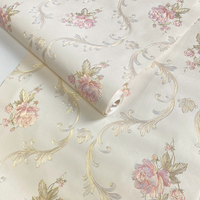 Wallpaper 3D, kertas dinding dekorasi rumah desain Interior kamar tidur ruang tamu ruang makan pola bunga latar belakang