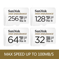 SanDisk — carte mémoire Micro tf SD, 100% originale, 32 go/64 go/128 go, pour surveillance vidéo CCTV, appareil photo sans fil