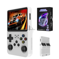Konsol Game Genggam R36S 16000+ Game 64G 3.5 Inci Retro Pocket Video Game Player RAM 1G 640x480 Consola PS1