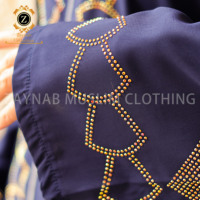 Zaynab Ramadan Abaya Robe abaya plissée faite à la main Designs turcs Nouveautés Dernières Abaya de Dubaï Robe musulmane pour femme