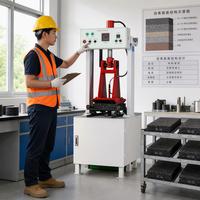 Digital Hydraulic Rutting Specimen Former Asphalt Slab Compactor Laboratory Wheel Tracking Molding Test Equipment