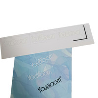 Logo transparent personnalisé Autocollant de transfert UV en vinyle Étiquettes d'emballage en plastique de transfert argent avec impression personnalisée