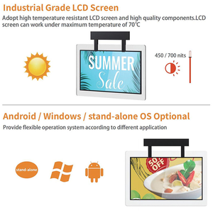 Độc lập và treo đôi bên 4k FHD quảng cáo bán lẻ Màn hình hiển thị kỹ thuật số biển - Product Image 2