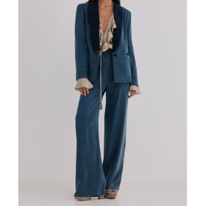 Pantalon évasé pour femme, pantalon à jambes larges, pantalon décontracté pour femmes, pantalon une pièce - Product Image 1