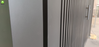 Porte d'allée battante double en aluminium d'usine et porte de jardin privée