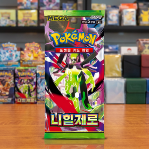 Caja de Sobres Nihil Zero [m3] de Pokémon, Versión Coreana Muestra Sellada de Fábrica 1EA |   Comercio Minorista |   MEGA - Product Image 2
