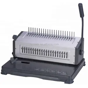 WD-2088C) Desktop 21 holes manual document binding machine book heavy duty comb binding machine