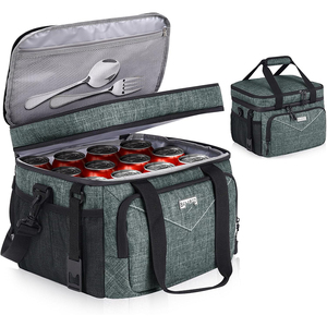 Échantillon gratuit de sacs isothermes pour la livraison de nourriture, les pique-niques et les déjeuners ; Sac isotherme souple portable - Product Image 4