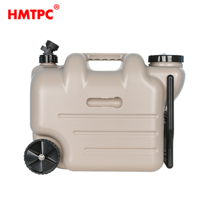 Usine en gros 28L Portable HDPE jerrycan seau d'eau Camping Van transporteur récipient d'eau en <span class=keywords><strong>plastique</strong></span> <span class=keywords><strong>avec</strong></span> roues et poignée - Product Image 3