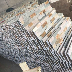 Piedra amarilla de cuarzo para revestimiento de pared, piedra decorativa de ratán para exteriores, azulejos de pared - Product Image 5