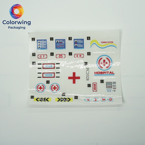 Autocollants personnalisés en résine acrylique imperméable pour impression, idéaux pour modèles d'ambulances d'hôpitaux et détails de scènes médicales - Product Image 1