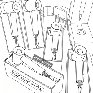 Secador de Pelo Profesional de Alta Velocidad sin Aspas con Iones Negativos para Uso en Casa o Salón - Product Image 4