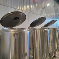 Cuve de Fermentation Kombucha en Acier Inoxydable à Double Enveloppe 1200L avec Base Conique – Équipement de Fermentation de Boissons