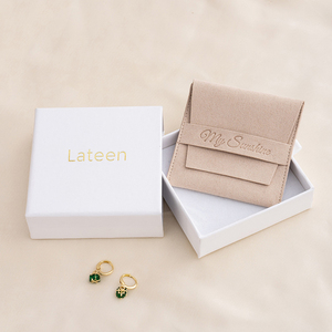 Custom Logo Paper Sliding Drawer Jewelry Packaging <b>Box</b> <b>Gift</b> <b>Box</b> for Bracelet <b>Earrings</b> Pendant Necklace Ring - Product Image 1