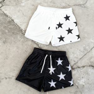 Pantalones Cortos Deportivos para Hombre al por Mayor, Pantalones Cortos de Muay Thai Blancos y Negros a Cuadros, Pantalones Cortos Deportivos para Tenis, Baloncesto, Gimnasia - Product Image 3