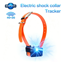 Traceur GPS Électrique Portable Léger pour Animaux de Compagnie avec Collerette Anti-Choc, Suivi en Temps Réel 4G LTE GLONASS WiFi GSM/GPRS/LBS, Étanche