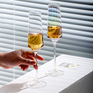 Verres à champagne en cristal 301-400ml sans plomb pour bars, hôtels, flûtes à vin mousseux - Product Image 4