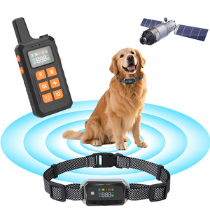 GF02 <span class=keywords><strong>Collier</strong></span> d'entraînement de clôture GPS sans fil télécommandé intelligent pour <span class=keywords><strong>chien</strong></span> avec vibration, punition statique, enregistrement vocal. - Product Image 1