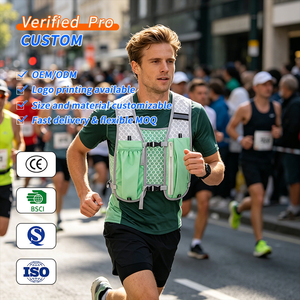 Sac de <span class=keywords><strong>course</strong></span> pour téléphone et bouteille d'eau avec bande réfléchissante, respirant et imperméable pour le cyclisme nocturne, gilet de <span class=keywords><strong>course</strong></span> décontracté, logo personnalisé - Product Image 1