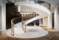 Escalier en spirale le plus vendu de l'usine de Foshan, conforme aux codes de construction américains