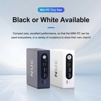 Mini PC Portátil Intel Quad Core Nuc N100, Frecuencia Turbo 3.6GHz, RAM DDR5, Mini Computadora con Puerto Tipo-C, Puerto USB3.2 4K, PC de Escritorio