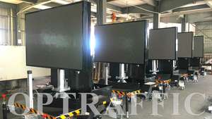 प्रीमियम गुणवत्ता यातायात नियंत्रण विज्ञापन प्रदर्शन IP65 वेदरप्रूफ पूर्ण रंग चर संदेश संकेत - Product Image 4