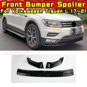 Difusor de Parachoques Delantero para Auto, Spoiler Negro Brillante, Kit de Carrocería para Volkswagen Tiguan L 2017-2021, Protector de Parachoques, Accesorios para Auto - Product Image 5