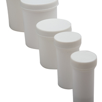 Bouteille de matière plastique pharmaceutique 1 OZ pot de pommade recycler la bouteille de réservoir de cosmétiques