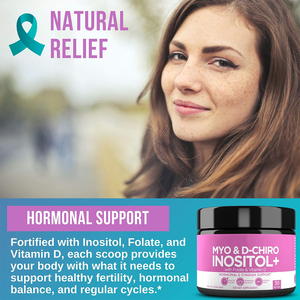 Private Label 40:1 Myo-inositolo e D-Chiro <span class=keywords><strong>Inositol</strong></span> <span class=keywords><strong>Powder</strong></span> Plus Folate e vitamina D per l'equilibrio dell'ormone femminile - Product Image 5