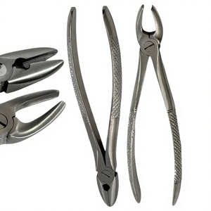 Set of 2 Manual Upper Molar Extracting Forceps MD1 + MD2 Mead Pattern German Stainless Steel Dental Extraction Instruments - Product Image 1