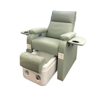 Fauteuil de massage des pieds moderne, simple et luxueux, avec dossier inclinable électrique confortable, pour salon de beauté et spa. - Product Image 6